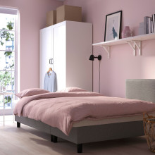 ÄLVDALEN كنبة تخت 3 مقاعد مع أريكة طويلة, Knisa رمادي-بيج