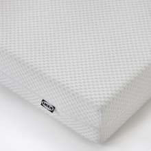 ÅBYGDA فرشة أسفنجية, متين./أبيض, 90x200 سم