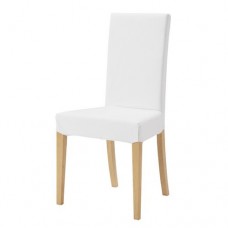 كرسي خشب بتولا لون أبيض