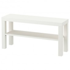 طاولة خشب أبيض ‎90x26x45 سم‏