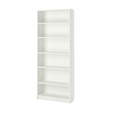 مكتبة، أبيض، ‎80x28x202 سم‏