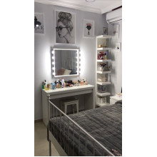 تواليت مكياج كامل + رفوف جانبية