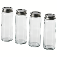 CITRONHAJ برطمان بهارات, زجاج شفاف/ستينلس ستيل, 10 سل