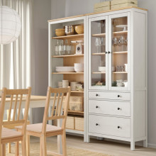 HEMNES تشكيلة تخزين مع أبواب/ أدراج