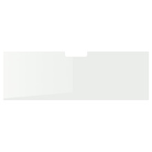 BESTÅ لوحة علوية لتلفزيون, زجاج/أبيض, 120x40 سم