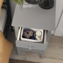 GULLABERG أثاث غرفة نوم، طقم من 3, رمادي, 140x200 سم