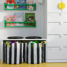 NICKY حقيبة تخزين, أسود أبيض/مخطط