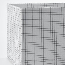 STUK صندوق بحجيرات, أبيض/أسود, 17x51x18 سم