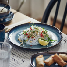 GLADELIG صحن, أزرق, 25 سم