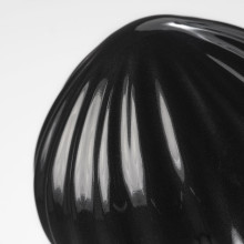 LERBRONIA Finials, 1 pair, black/ceramic