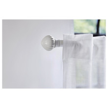 LERBRONIA Finials, 1 pair, white/ceramic