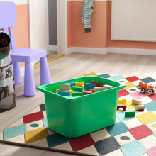 TROFAST تشكيلة تخزين, صنوبر مصبوغ أبيض فاتح/عدة ألوان, 99x44x91 سم