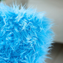 GREJSIMOJS غطاء كرسي أطفال, فرو صناعي/أزرق