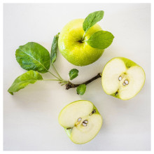 JUVELTRAST شمعة معطرة في كأس, تفاح أخضر فاتح, 50 س