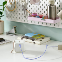 SITTBRUNN سلك USB-A إلى USB-C, بنفسجي, 1.0 م
