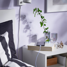 SITTBRUNN سلك USB-A إلى USB-C, بنفسجي, 1.0 م
