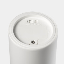 SMÅLOM شمعة LED, يعمل بالبطارية أبيض, 14 سم