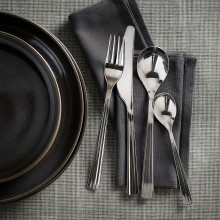 SJUGÄLSHAJ طقم أدوات تناول الطعام 24 قطعة., ستينلس ستيل