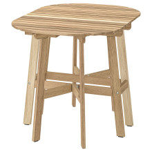 ASKHOLMEN Gateleg table, outdoor, acacia