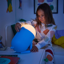 GREJSIMOJS مصباح طاولة LED, إضاءة قابلة للتعتيم/كلب أزرق