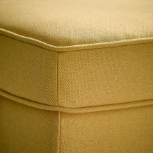 STRANDMON مسند قدم مع تخزين., Tibbleby أصفر