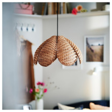 SANDKORN غطاء مصباح معلق, صناعة يدوية/خيزران, 45 سم