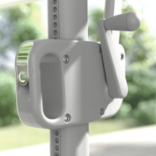 SVALÖN مظلة معلقة, رمادي فاتح-بيج, 300x200 سم