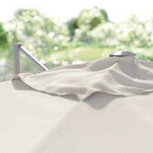 SVALÖN مظلة معلقة, رمادي فاتح-بيج, 300x200 سم