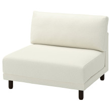 UPPÅKRA وحدة كنب بمقعد ونصف, Axvall أبيض-عاجي