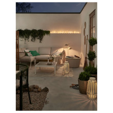 SEGERÖN Corner sofa, 3-seat, outdoor white/beige/Frösön/Duvholmen beige