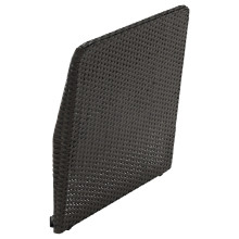 VITTSKÄR مسند ظهر لوحدة كنب، خارجية, روطان بلاستيك خارجي/رمادي غامق