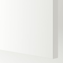 KNOXHULT خزانة عالية مع باب, أبيض, 60x31x153 سم