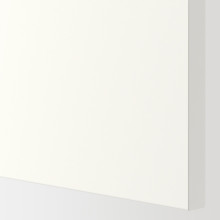 ENHET / TVÄLLEN خزانة حوض بأبواب/حوض مغسلة, أبيض, 64x43x65 سم