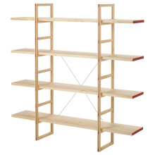 IKEA PS 2026 وحدة رفوف, صنوبر, 160x35x161 سم
