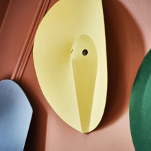 IKEA PS 2026 زينة حائط، طقم 3 قطع, أخضر أزرق فاتح/أصفر