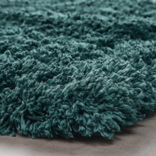 ALMTJÄRN Bath mat, grey-turquoise, 65 cm