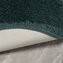 ALMTJÄRN Bath mat, grey-turquoise, 65 cm