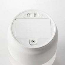 HJULMÖJA زينة طاولة LED, زجاج/يعمل بالبطارية أبيض