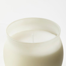JÄMLIK شمعة معطرة في كأس, فانيلا/بيج فاتح, 50 س