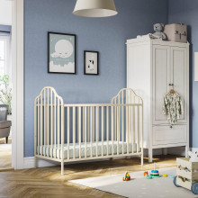 KATTUNGE Cot, beige, 60x120 cm