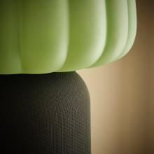 KULGLASS Bluetooth speaker lamp, dark green