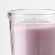 LUGNARE شمعة معطرة في كأس, ياسمين/زهري, 20 س