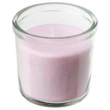 LUGNARE شمعة معطرة في كأس, ياسمين/زهري, 20 س