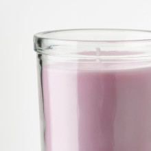 LUGNARE شمعة معطرة في كأس, ياسمين/زهري, 40 س