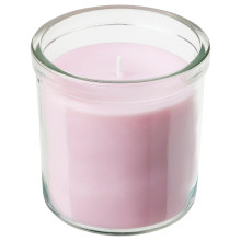 LUGNARE شمعة معطرة في كأس, ياسمين/زهري, 40 س