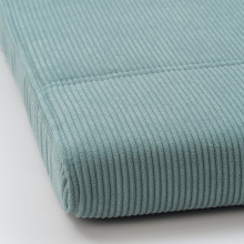 POÄNG Armchair and footstool, birch veneer/Kelinge grey-blue