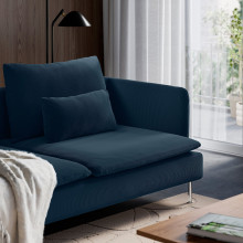SÖDERHAMN كنبة زاوية، 6 مقاعد, Kelinge أزرق غامق