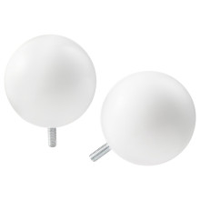 VÄSENTLIG Finials, 1 pair, white