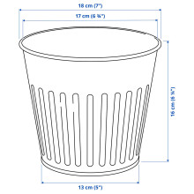 CITRONMELISS وعاء نباتات, داخلي/خارجي/رمادي, 15 سم