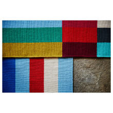 HALVED سجادة، غزل مسطح, صناعة يدوية عدة ألوان, 170x240 سم
